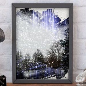 Winter abstract photography  framed 🖼️‎